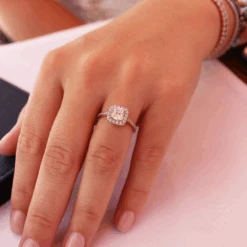 Cushion Cut Halo Ring 12 Cushion Cut Halo Ring -Trudiamonds IMG 0479 T2908