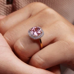 The Pink Josephine Ring -Trudiamonds IMG 6184 T3004