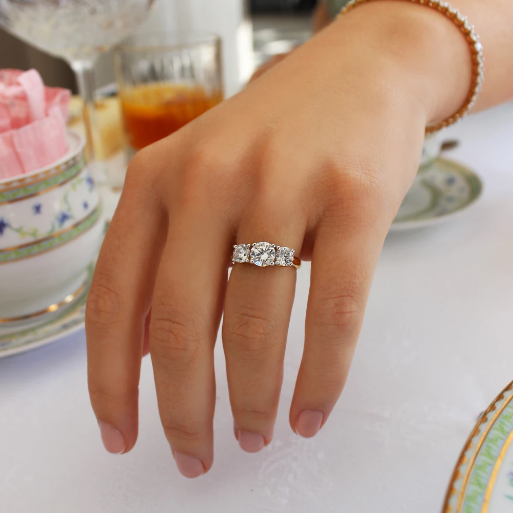 2 Ct. T.w. Trilogy Ring 4 2 Ct. T.w. Trilogy Ring - Image 2