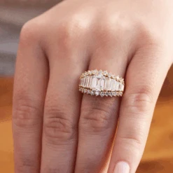 Angelina Emerald Cut Ring -Trudiamonds IMG 8582 T3052