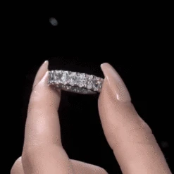 5.5 Ct. T.w. Oval Cut Eternity Ring -Trudiamonds OvalCuteternityRingGIF