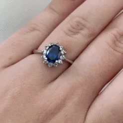 1.6 Ct. T.w. Royal Engagement Ring -Trudiamonds RoyalEngagementRingGIF