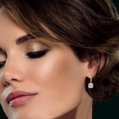 4 Ct. T.w. Drop Of Elegance Earrings -Trudiamonds T1026