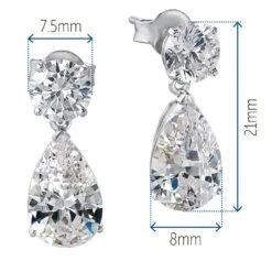 Boldly Beautiful Earrings -Trudiamonds T1054 PC 1