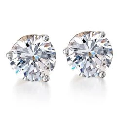 4 Ct. T.w. Posh Martini Stud Earrings