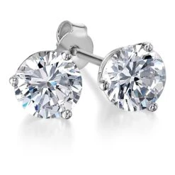 4 Ct. T.w. Posh Martini Stud Earrings -Trudiamonds T1065 PC