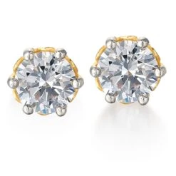 2 Ct. T.w. Tulip Stud Earrings