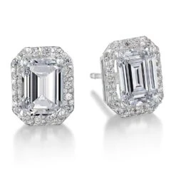 2.3 Ct. T.w. Star Of Monaco Stud Earrings