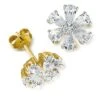 Forget-Me-Not Earrings -Trudiamonds T1158 GC