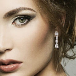 Reflections Drop Earrings 7 Reflections Drop Earrings -Trudiamonds T1167