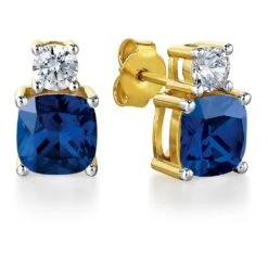 Tru-Sapphire Perfection Earrings -Trudiamonds T1193 GC
