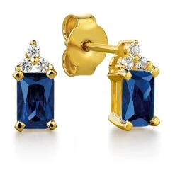 2.3 Ct. T.w. Sapphire Inspiration Earrings
