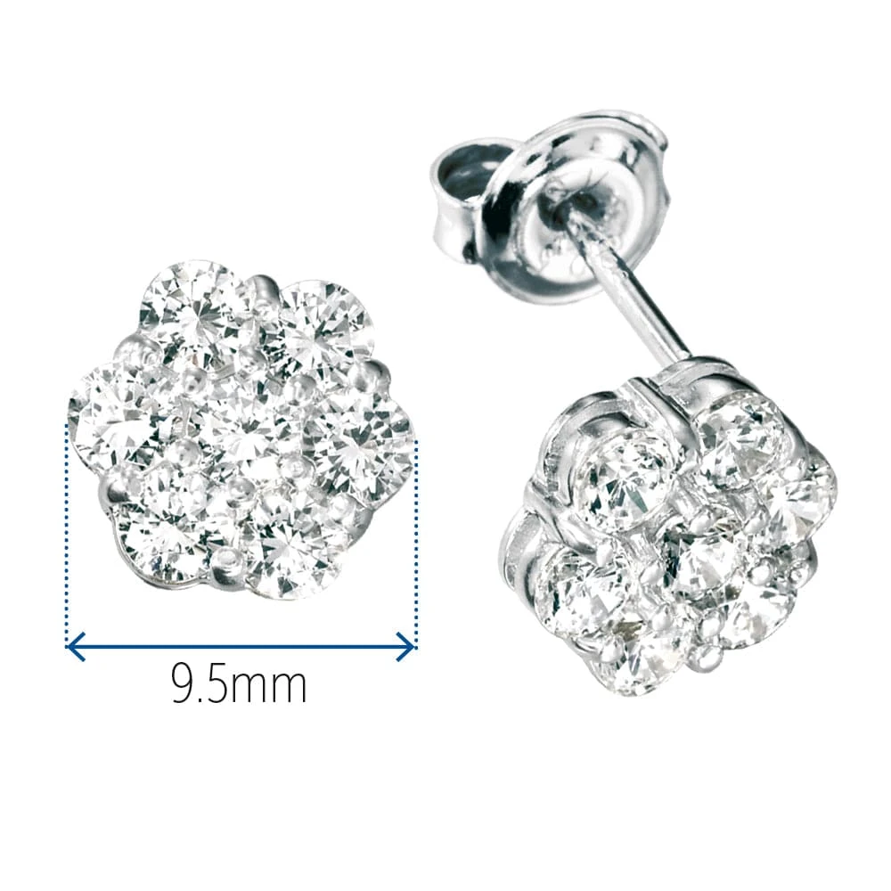 1.4 Ct. T.w. Eternal Bouquet Earrings 6 1.4 Ct. T.w. Eternal Bouquet Earrings - Image 4