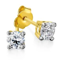 0.5 Ct. T.w. Solitaire Earrings