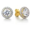 Posh Halo Earrings -Trudiamonds T1800 GC