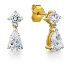 2.7 Ct. T.w. Teardrop Earrings