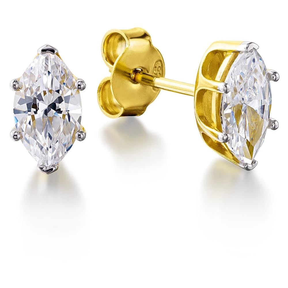1.5 Ct. T.w. Marquise Stud Earrings 3 1.5 Ct. T.w. Marquise Stud Earrings