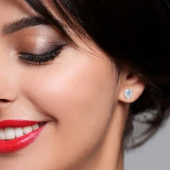 3.5 Ct. T.w. Pear Cut Earrings -Trudiamonds T1839