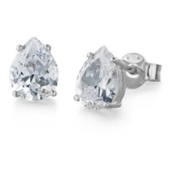 3.5 Ct. T.w. Pear Cut Earrings