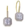 Double Halo Asscher Drops 1 Double Halo Asscher Drops -Trudiamonds T1848 GC