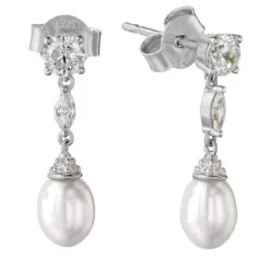 Princess Dream Pearl Earrings -Trudiamonds T1852 PC