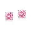 2 Ct. T.w. Pink Ice Stud Earrings