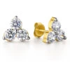 1.5 Ct. T.w. Trilogy Pyramid Earrings
