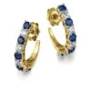 Tru-Sapphire Crescent Earrings -Trudiamonds T1985 GC