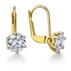 2 Ct. T.w. Tulip Drop Earrings