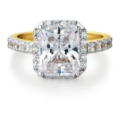 5.8 Ct. T.w. Champagne Ring -Trudiamonds T2006 GC 3