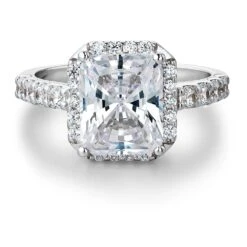 5.8 Ct. T.w. Champagne Ring -Trudiamonds T2006 PC 3