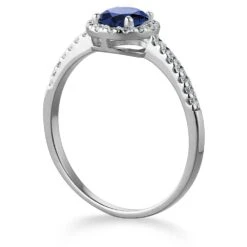 Tru-Sapphire Posh Halo Ring -Trudiamonds T2011 PC 2