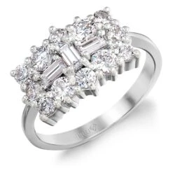 Elegant Splendour Cluster Ring -Trudiamonds T2026 PC