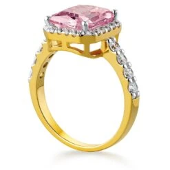 Pink Champagne Ring -Trudiamonds T2028 GC 2