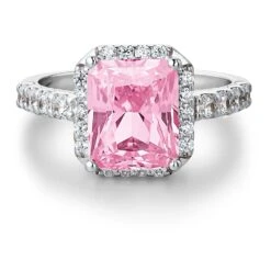 Pink Champagne Ring -Trudiamonds T2028 PC 3