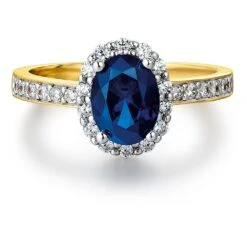 Tru-Sapphire Cincature Ring -Trudiamonds T2059 GC 3 1