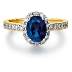 Tru-Sapphire Cincature Ring Set -Trudiamonds T2059 GC 3