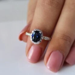 Tru-Sapphire Cincature Ring -Trudiamonds T2059 5