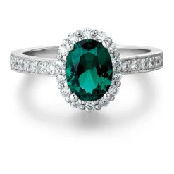 Tru-Emerald Cincature Ring Set -Trudiamonds T2063 PC 3 1