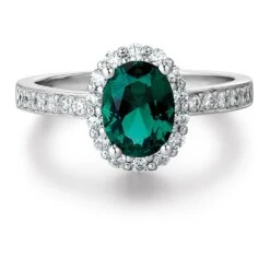 Tru-Emerald Cincature Ring -Trudiamonds T2063 PC 3