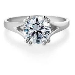 Pristine Solitaire Ring -Trudiamonds T2064 PC 3