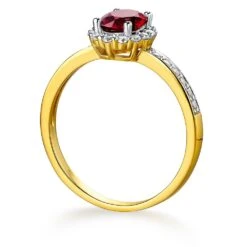 Tru-Ruby Cincature Ring -Trudiamonds T2065 GC 2
