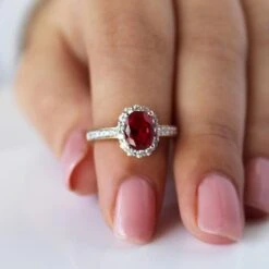 Tru-Ruby Cincature Ring -Trudiamonds T2065 5