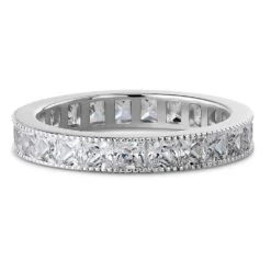 Princess Style Eternity Ring -Trudiamonds T2066 PC 3