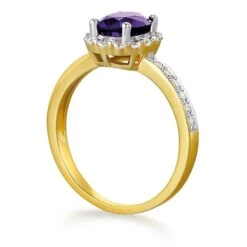 Tru-Amethyst Cincature Ring -Trudiamonds T2071 GC 2