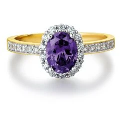 Tru-Amethyst Cincature Ring -Trudiamonds T2071 GC 3