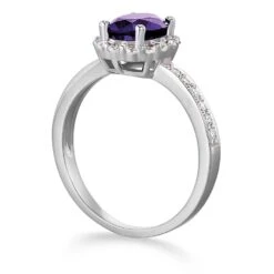 Tru-Amethyst Cincature Ring -Trudiamonds T2071 PC 2