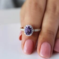 Tru-Amethyst Cincature Ring -Trudiamonds T2071 5