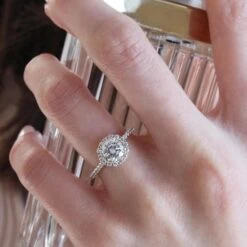 Posh Halo Ring -Trudiamonds T2074 GC 5