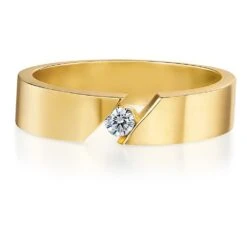 Modern Gents Wedding Band 14 Modern Gents Wedding Band -Trudiamonds T2080 GC 3